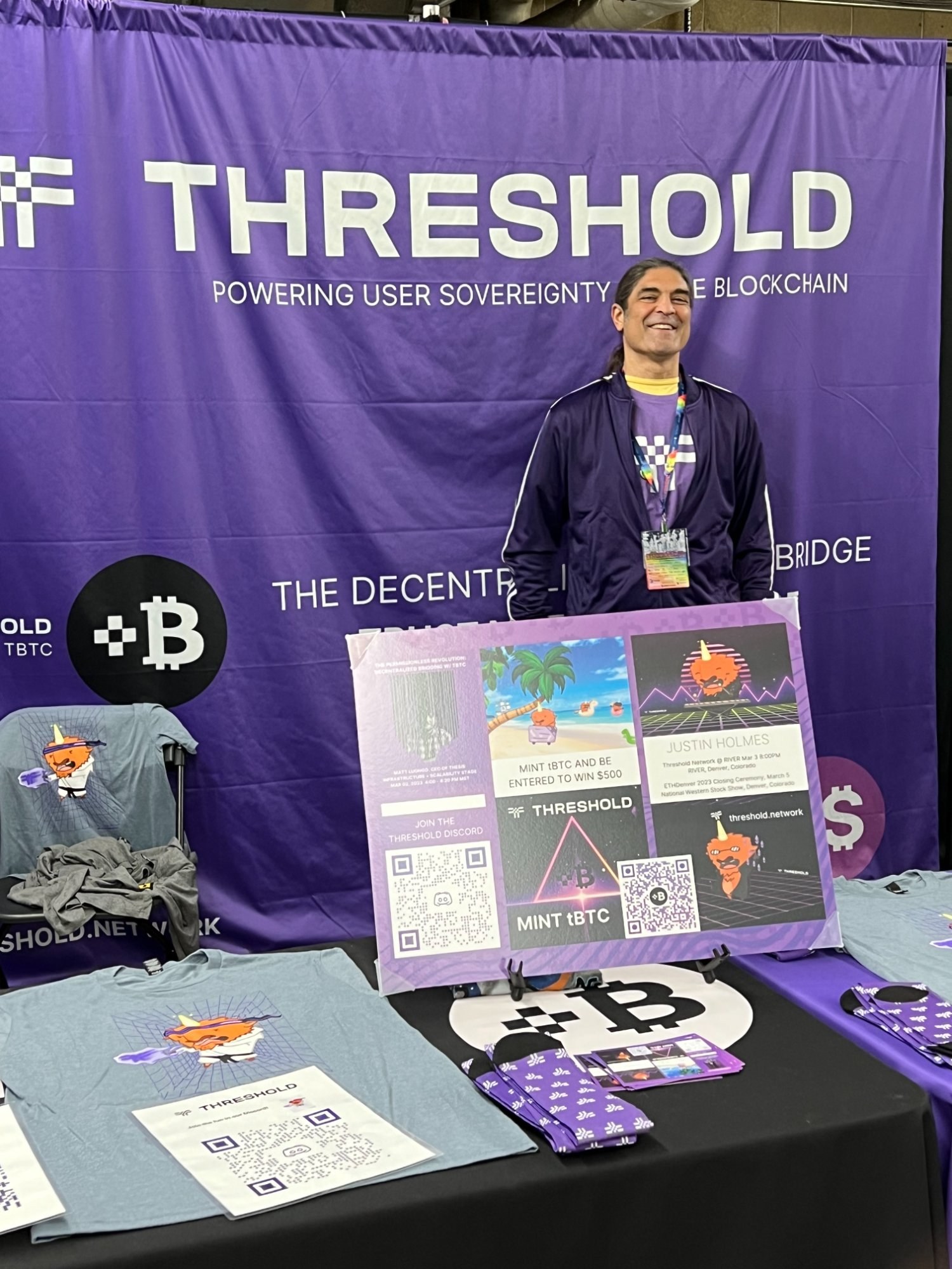 ETH Denver Threshold Booth