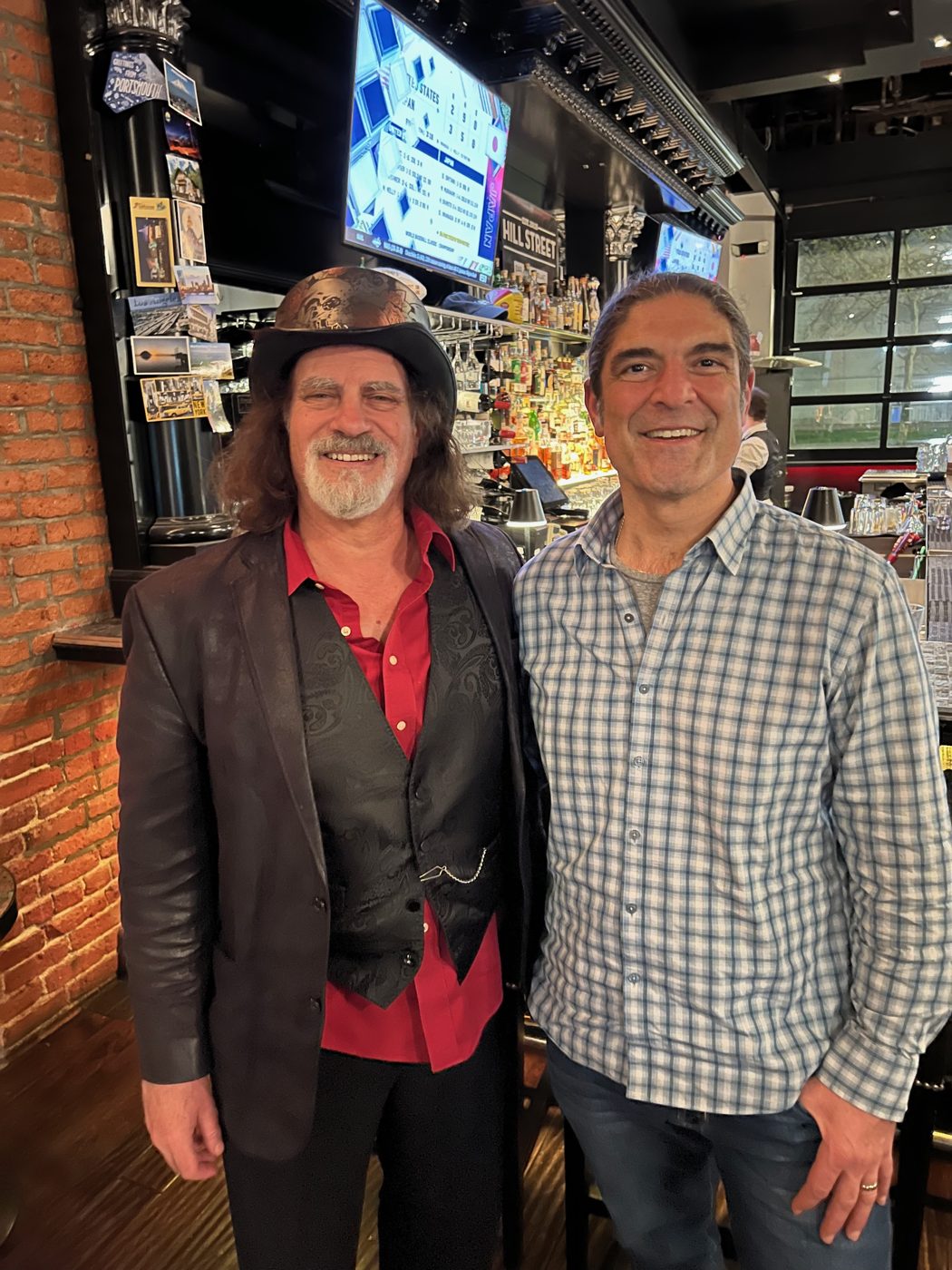 Nico with David Silverman of The Simpsons
